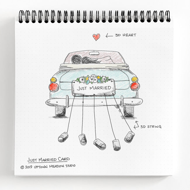 Just Married illustration