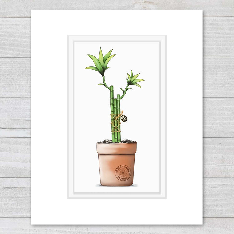 Bamboo - Fu Lu Shou Print