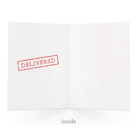 Uptown Meadow 3D air mail wishes birthday card inside