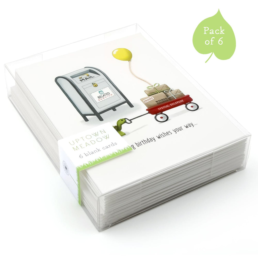 Uptown Meadow Belated Wishes 3D card pack