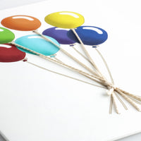 Uptown Meadow 3D Balloon Bouquet card detail