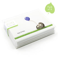 Uptown Meadow Hedgehog Birthday 3D Card Pack