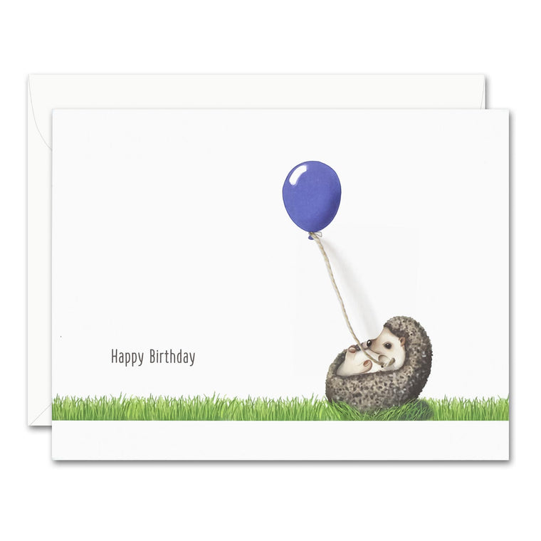 Hedgehog Birthday Card