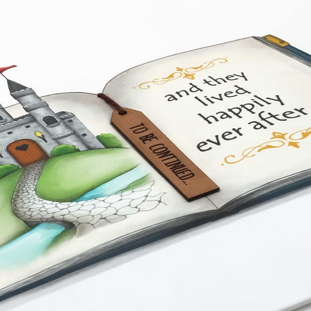 Uptown Meadow Story Book Ending 3D Card detail