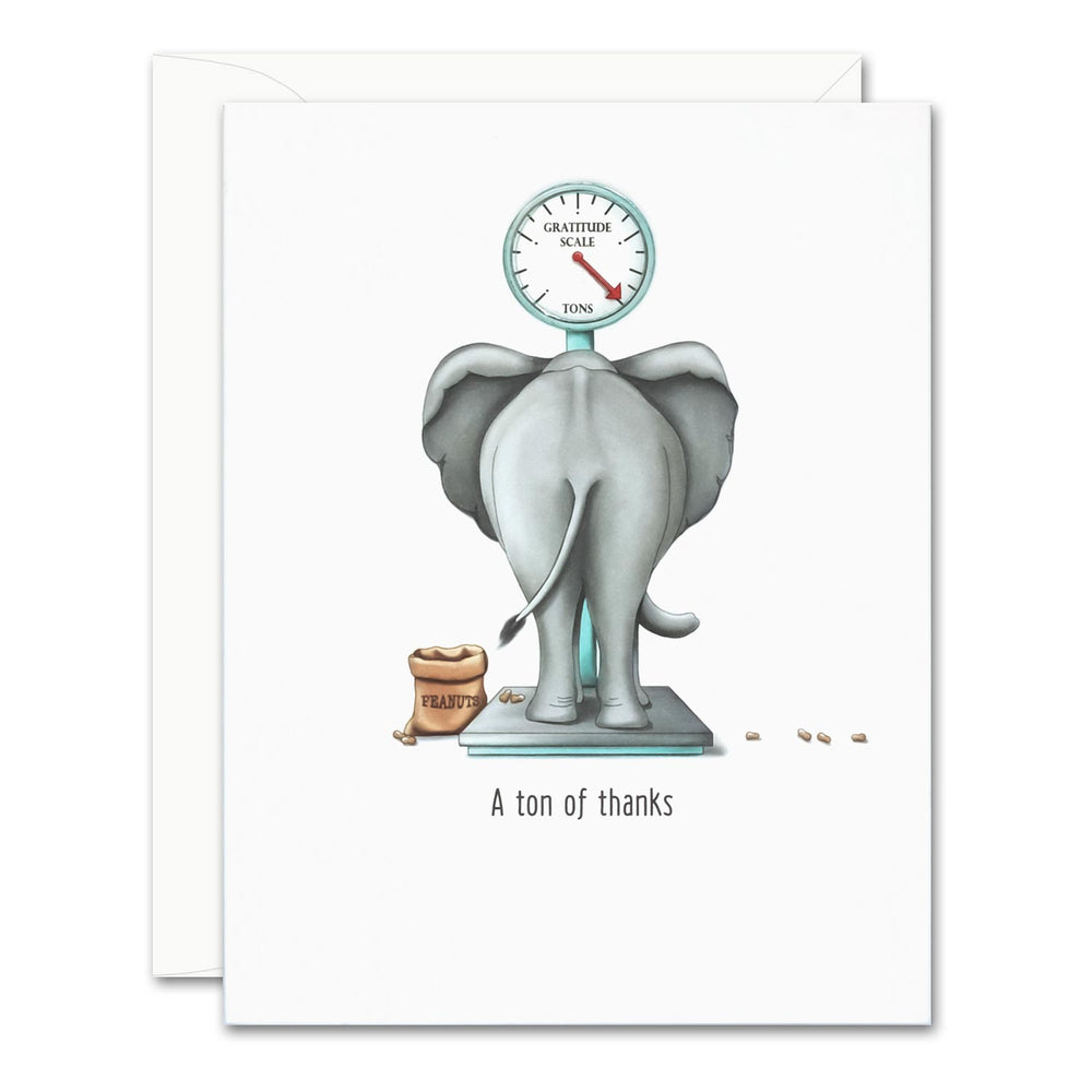 Uptown Meadow Ton of Thanks 3D Card
