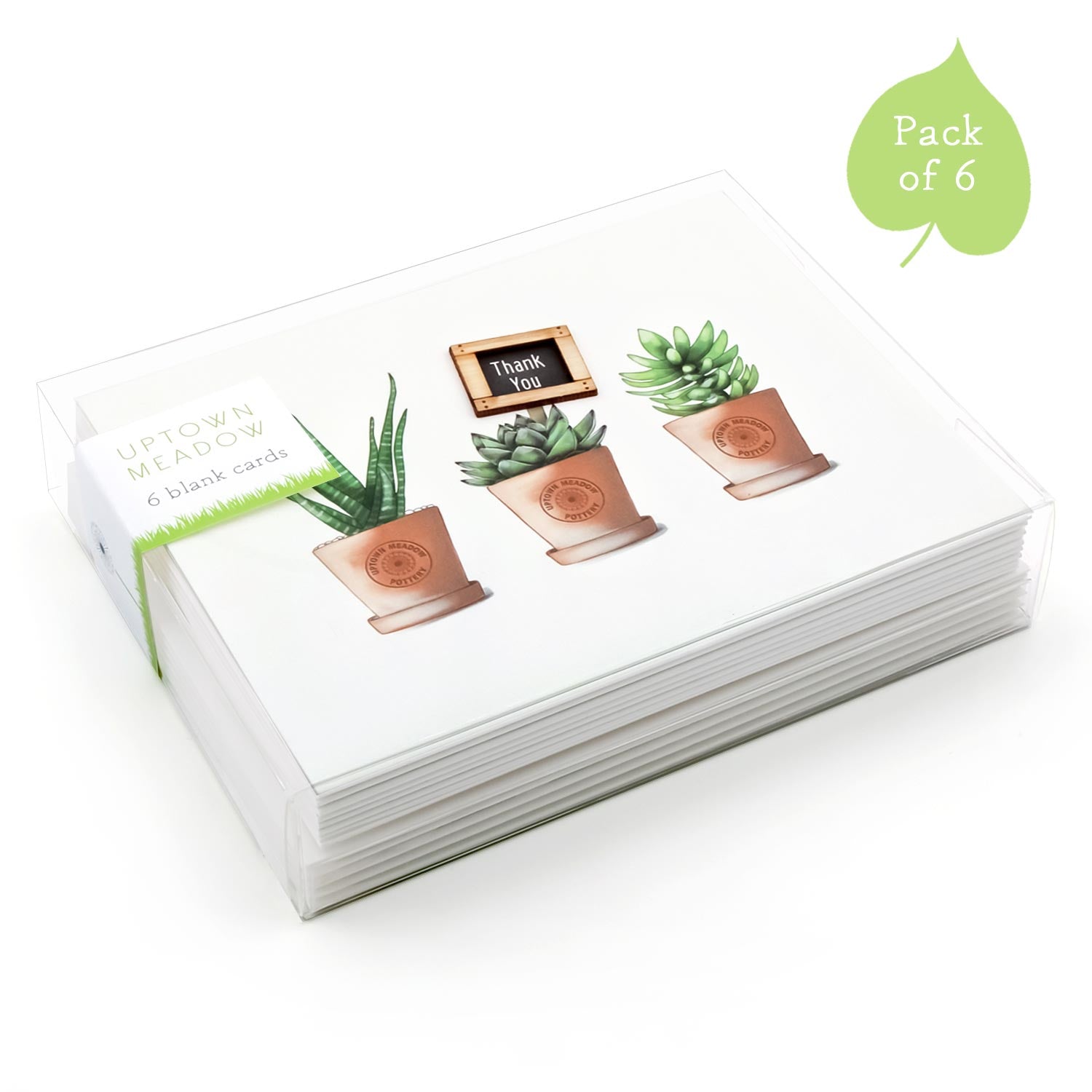 succulent thank you gifts Succulent Thank You Card – Uptown Meadow Studio