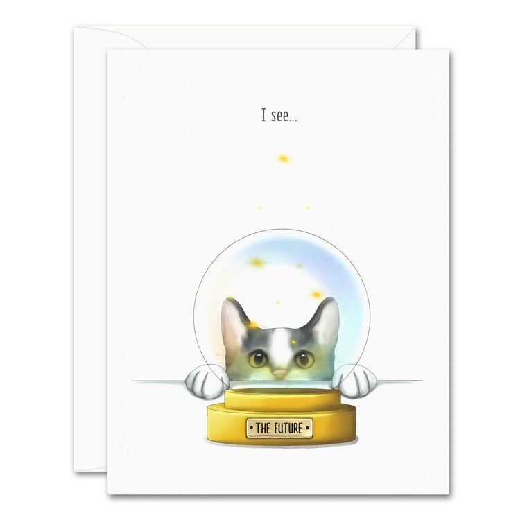 Cat Fortune Card