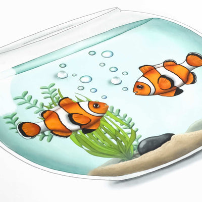 Uptown Meadow Fish Bowl 3D Card Detail