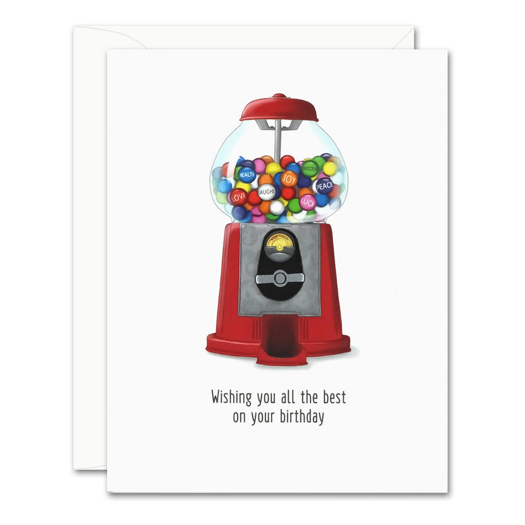 Gumball Machine Card