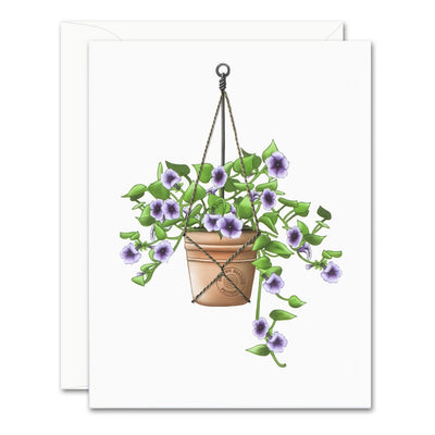 Uptown Meadow Hanging Flowers 3D Card