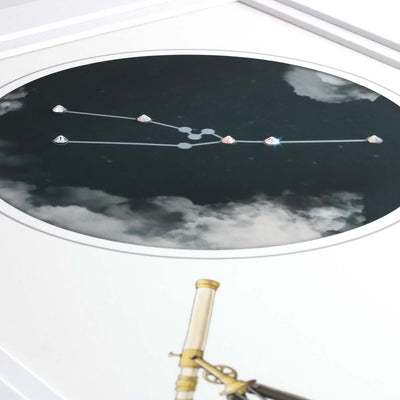 Uptown Meadow Taurus Constellation 3D Art Print detail