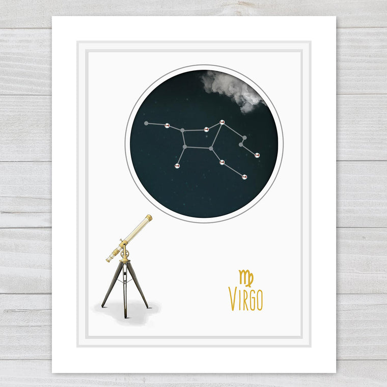 Virgo Constellation Print