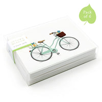 Uptown Meadow Bike 3D Birthday Card pack