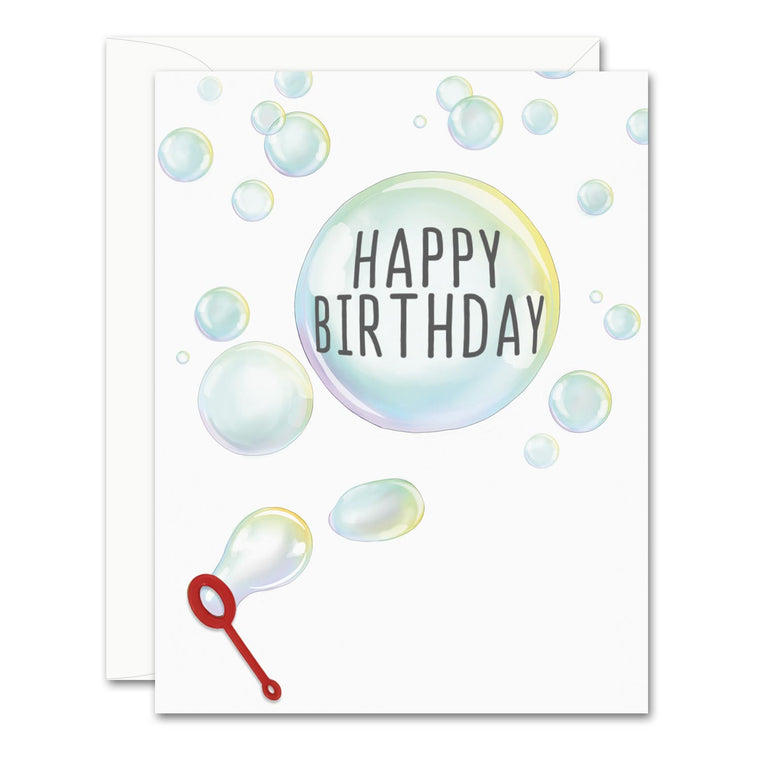 Birthday Bubbles Card