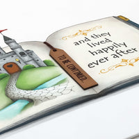 Uptown Meadow Story Book Ending 3D Card detail