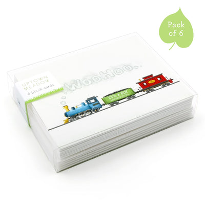 Uptown Meadow Boy Train 3D Card pack