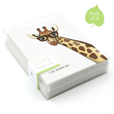 Uptown Meadow I See Giraffe 3D Card Pack