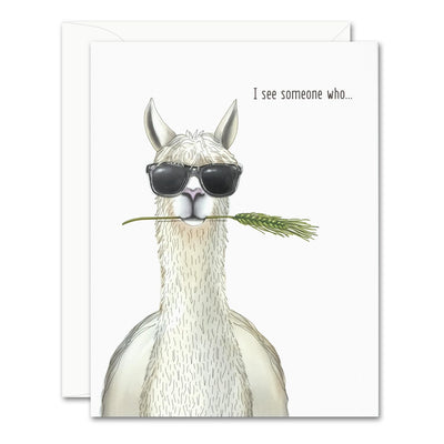 Uptown Meadow I See Llama 3D Card