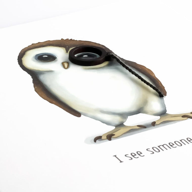 I See Owl Card