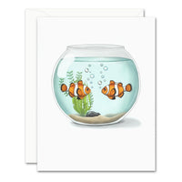 Uptown Meadow Fish Bowl 3D Card