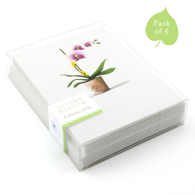 Uptown Meadow Pink White Orchid 3D Card Pack