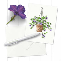 Uptown Meadow Hanging Flowers 3D Card Example
