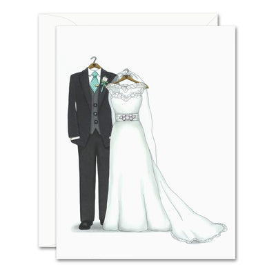 Uptown Meadow Bride Groom 3D Card