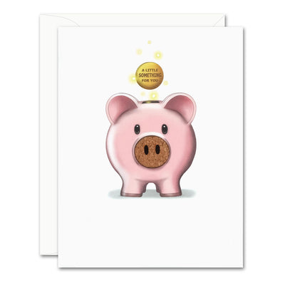 Uptown Meadow Piggy Bank 3D Card