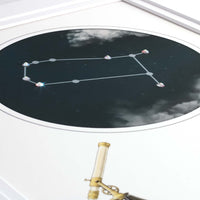 Uptown Meadow Gemini Constellation 3D Art Print detail