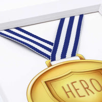 Uptown Meadow Hero Medal 3D Art Print detail