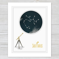 Uptown Meadow Sagittarius Constellation 3D Art Print