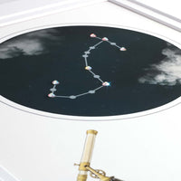 Uptown Meadow Scorpio Constellation 3D Art Print detail