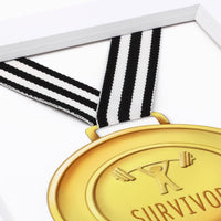 Uptown Meadow Survivor Medal 3D Art Print detail