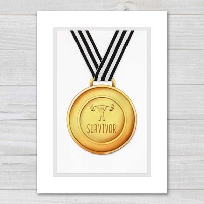 Uptown Meadow Survivor Medal 3D Art Print