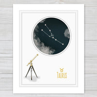 Uptown Meadow Taurus Constellation 3D Art Print