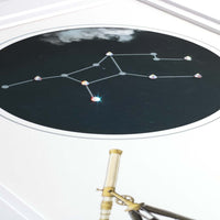 Uptown Meadow Virgo Constellation 3D Art Print detail